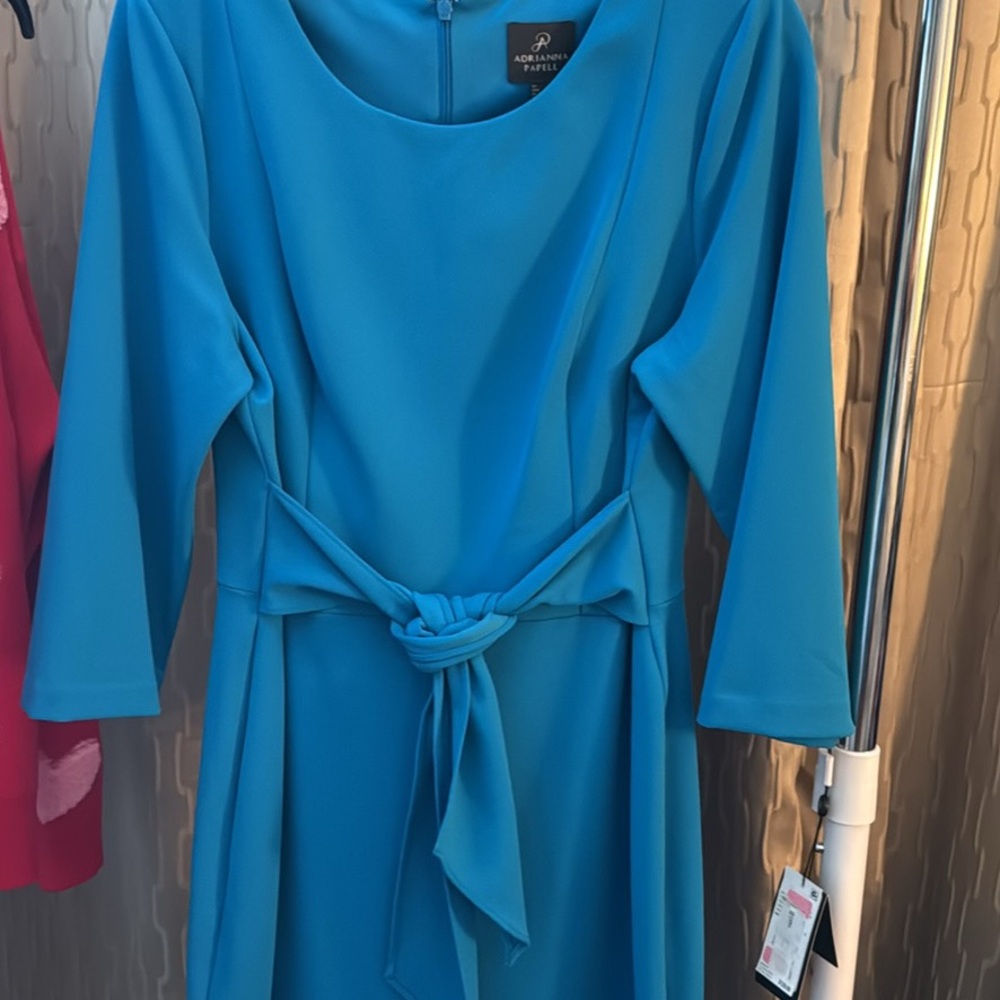 Adrianna Papell Vibrant Blue Dress